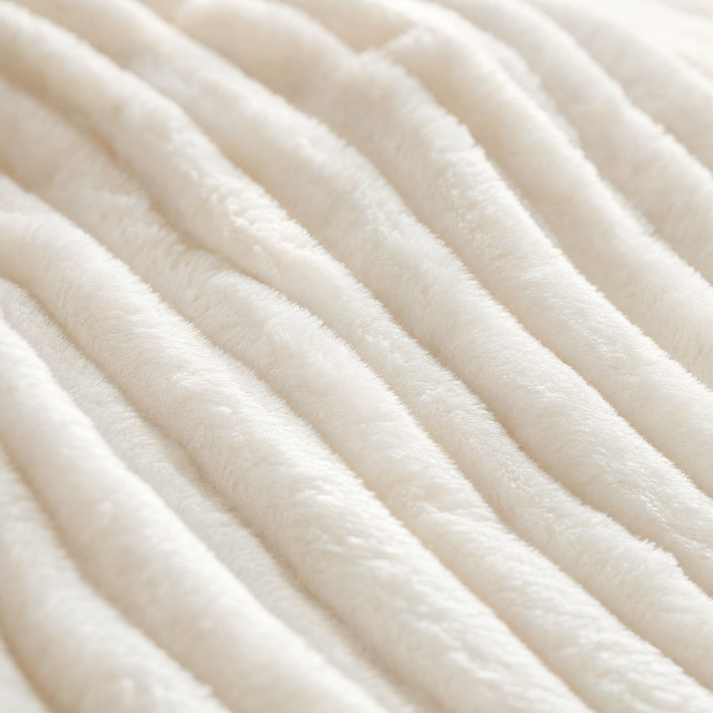Evorah Soft - Ultra-Soft Ribbed Plush Blanket